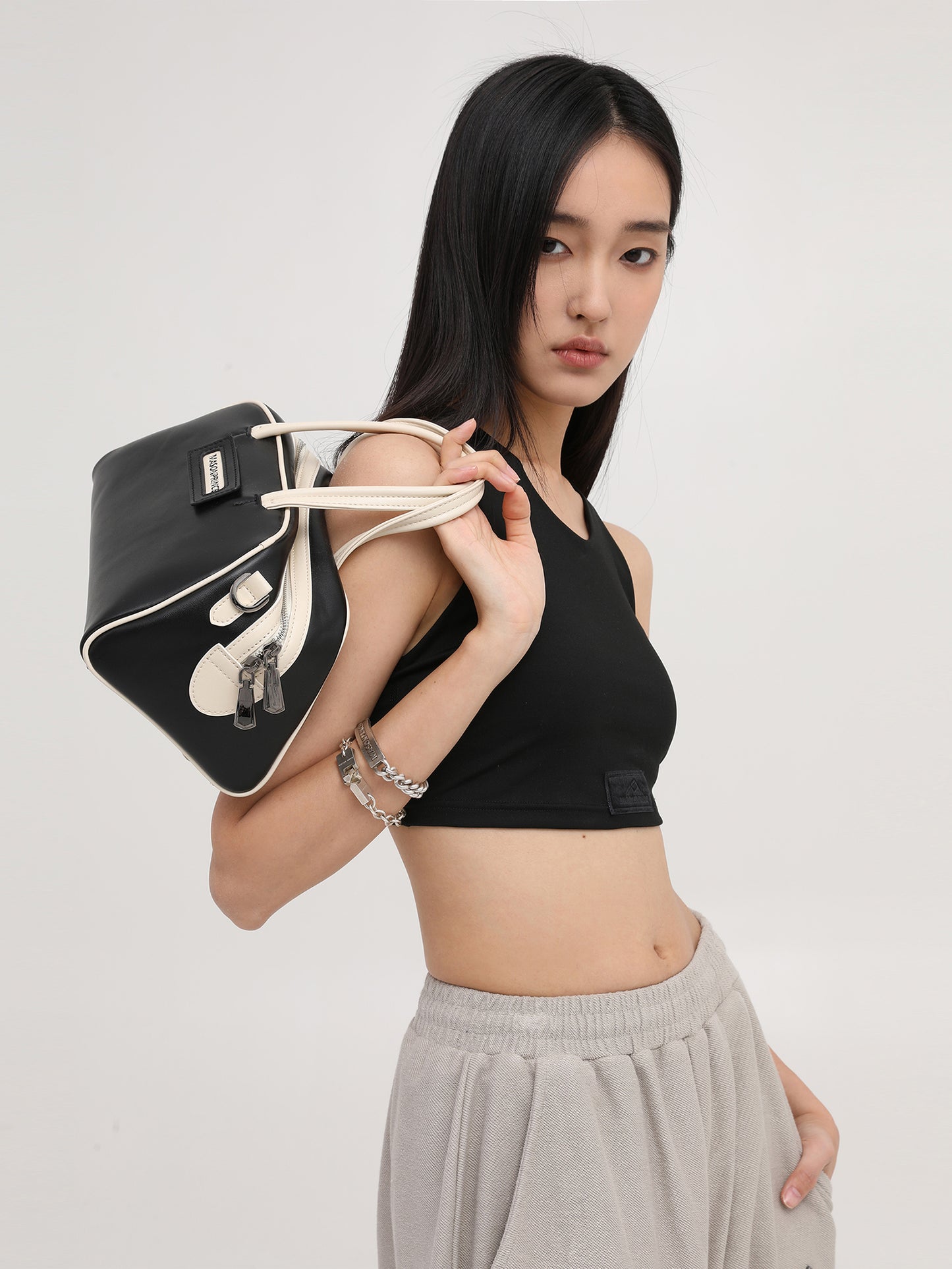 2way PU leather mini Boston bag BB2006
