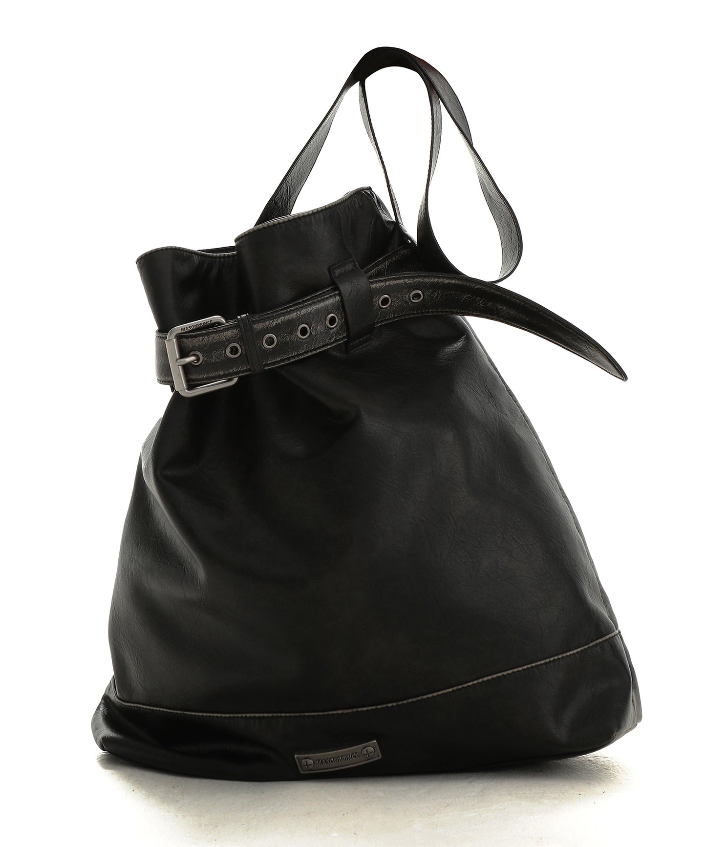 Belt design PU leather shoulder tote bag BB2085