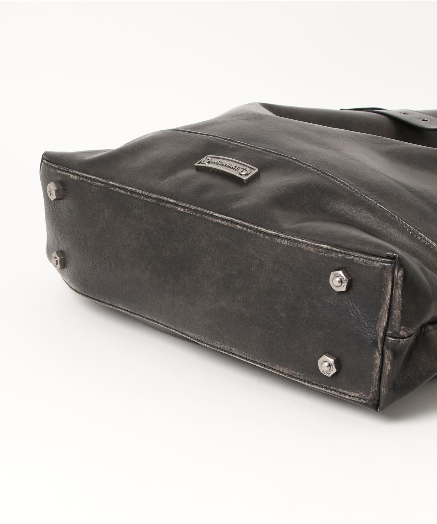Belt design PU leather shoulder tote bag BB2085