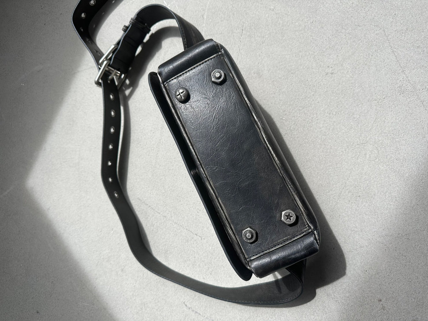 PU Leather Brand Logo Shoulder Bag BB2087