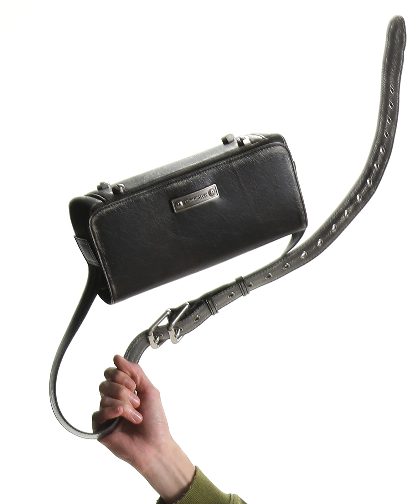 PU Leather Brand Logo Shoulder Bag BB2087