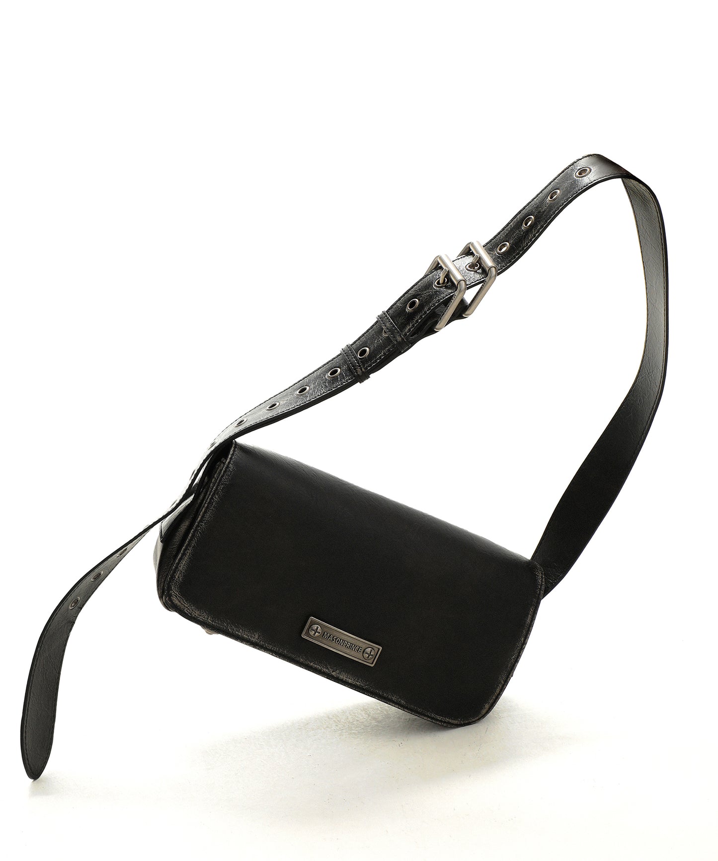 PU Leather Brand Logo Shoulder Bag BB2087