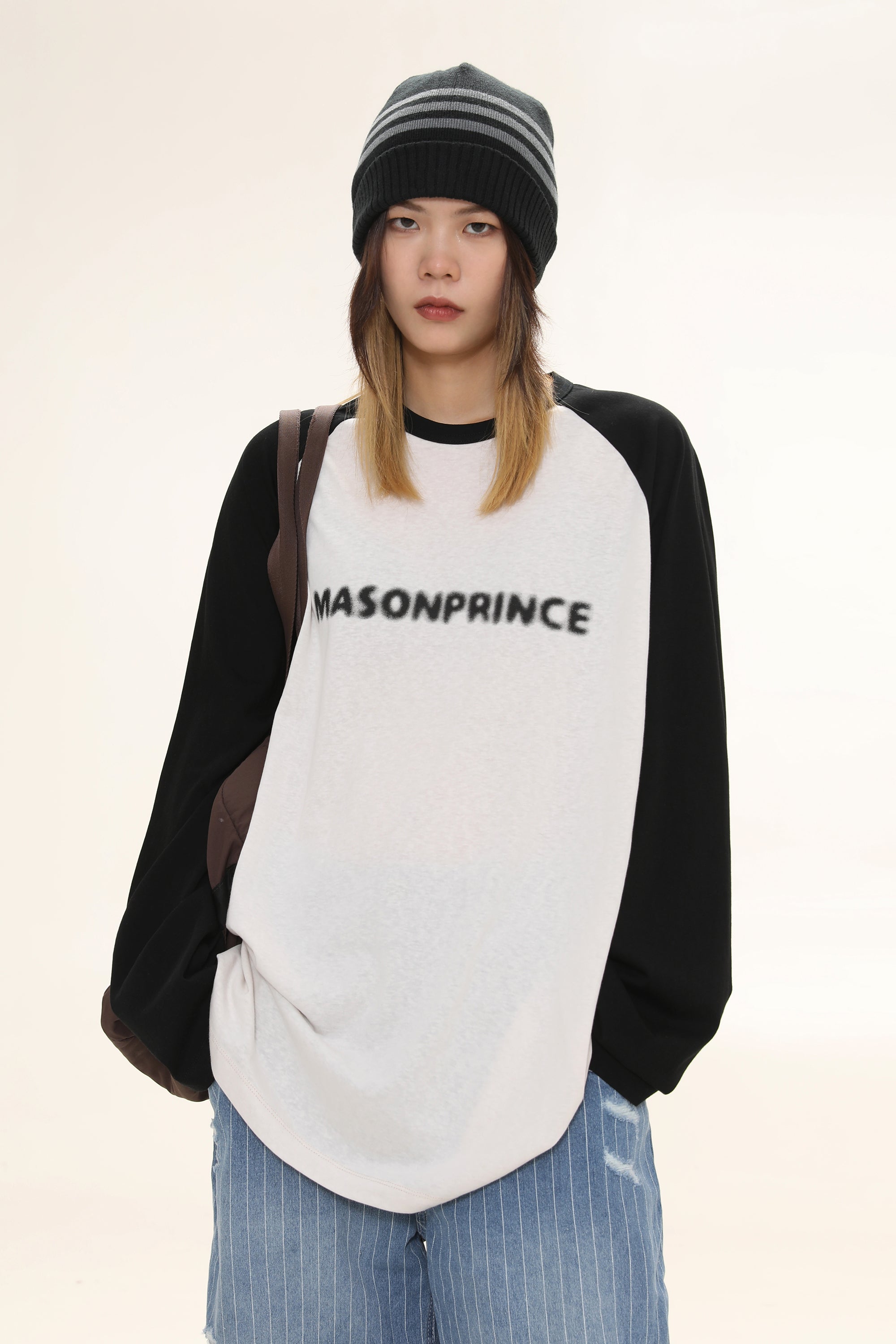 オーバーサイズフロントロゴラグランTEE CT6064 MASON PRINCE オーバーサイズフロントロゴラグランロンTEE CT6064