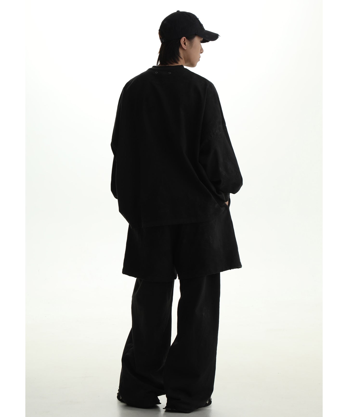 Oversized patch logo long TEE CT6105