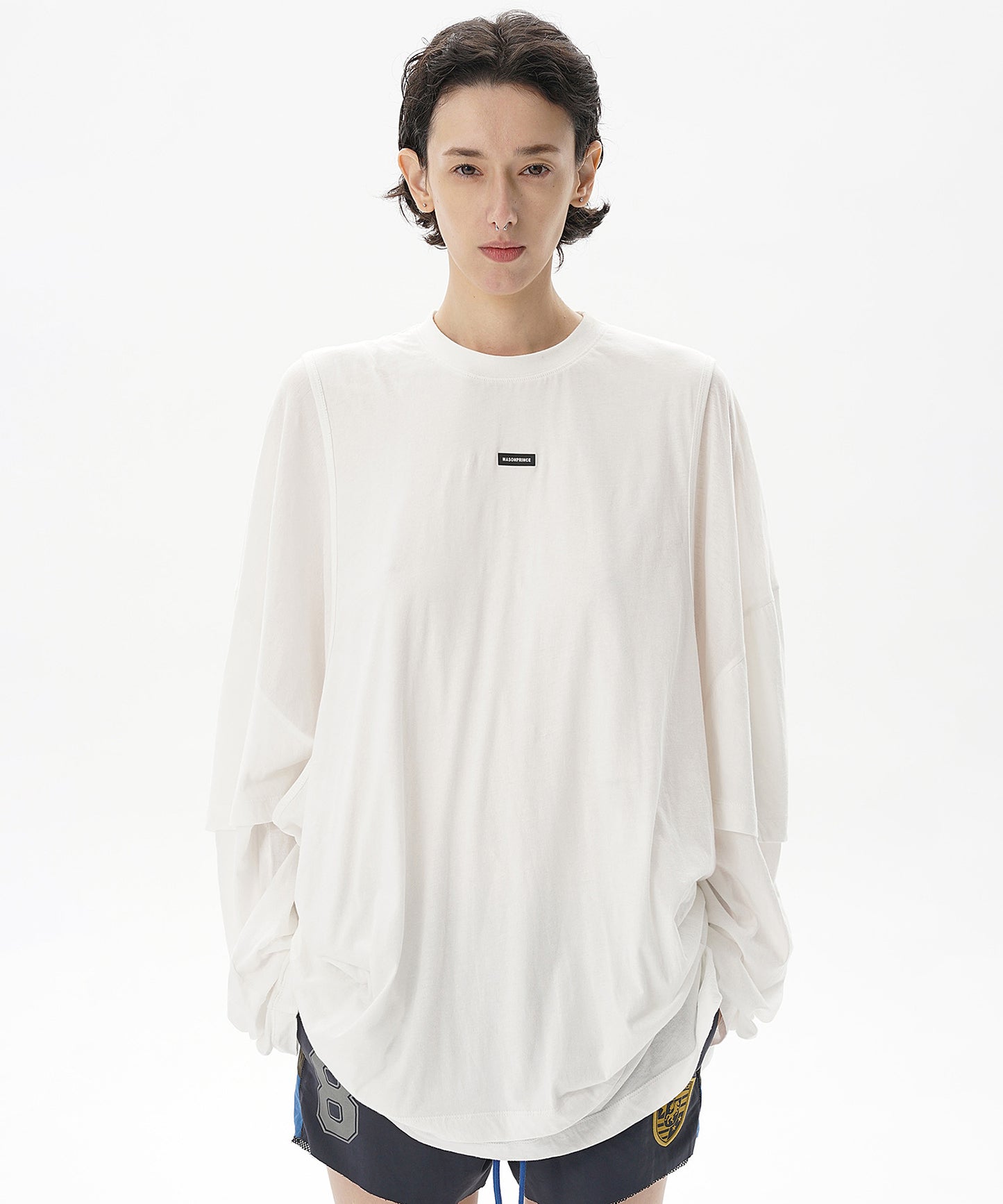 オーバーサイズ 3ピースデザイン ロンTEE CT6180【2025SS】