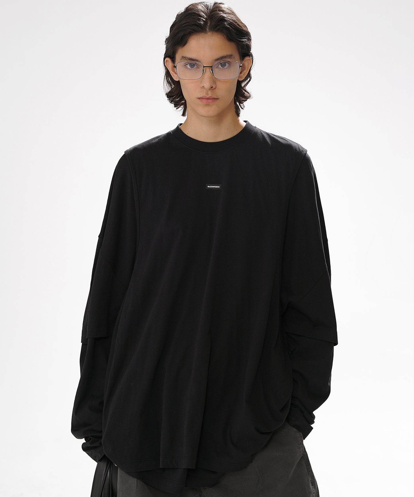 オーバーサイズ 3ピースデザイン ロンTEE CT6180【2025SS】