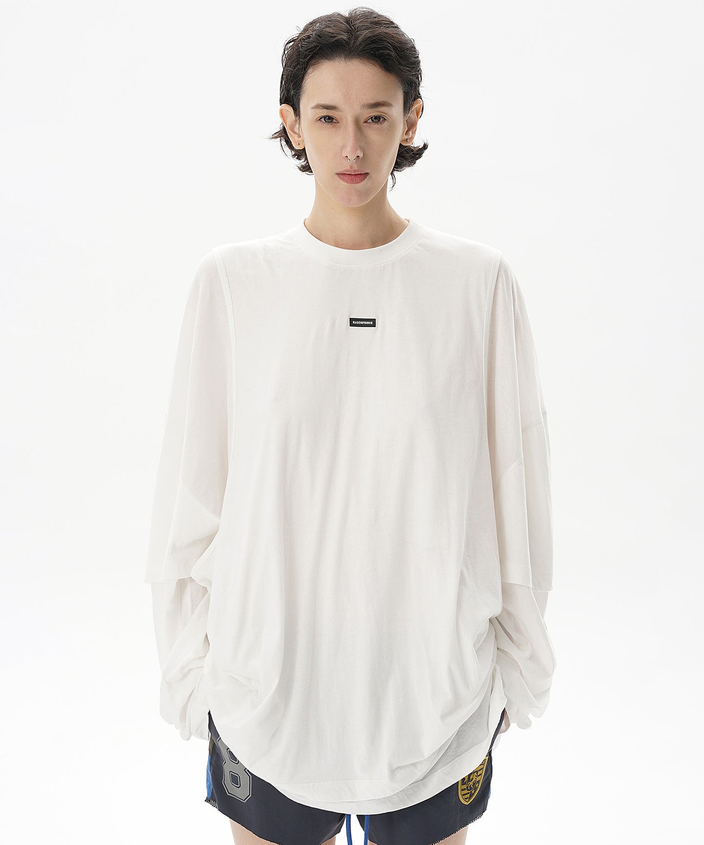 オーバーサイズ 3ピースデザイン ロンTEE CT6180【2025SS】
