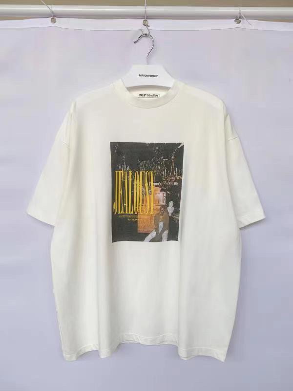 ビッグシルエットヴィンテージ加工ロックTシャツ DT2079