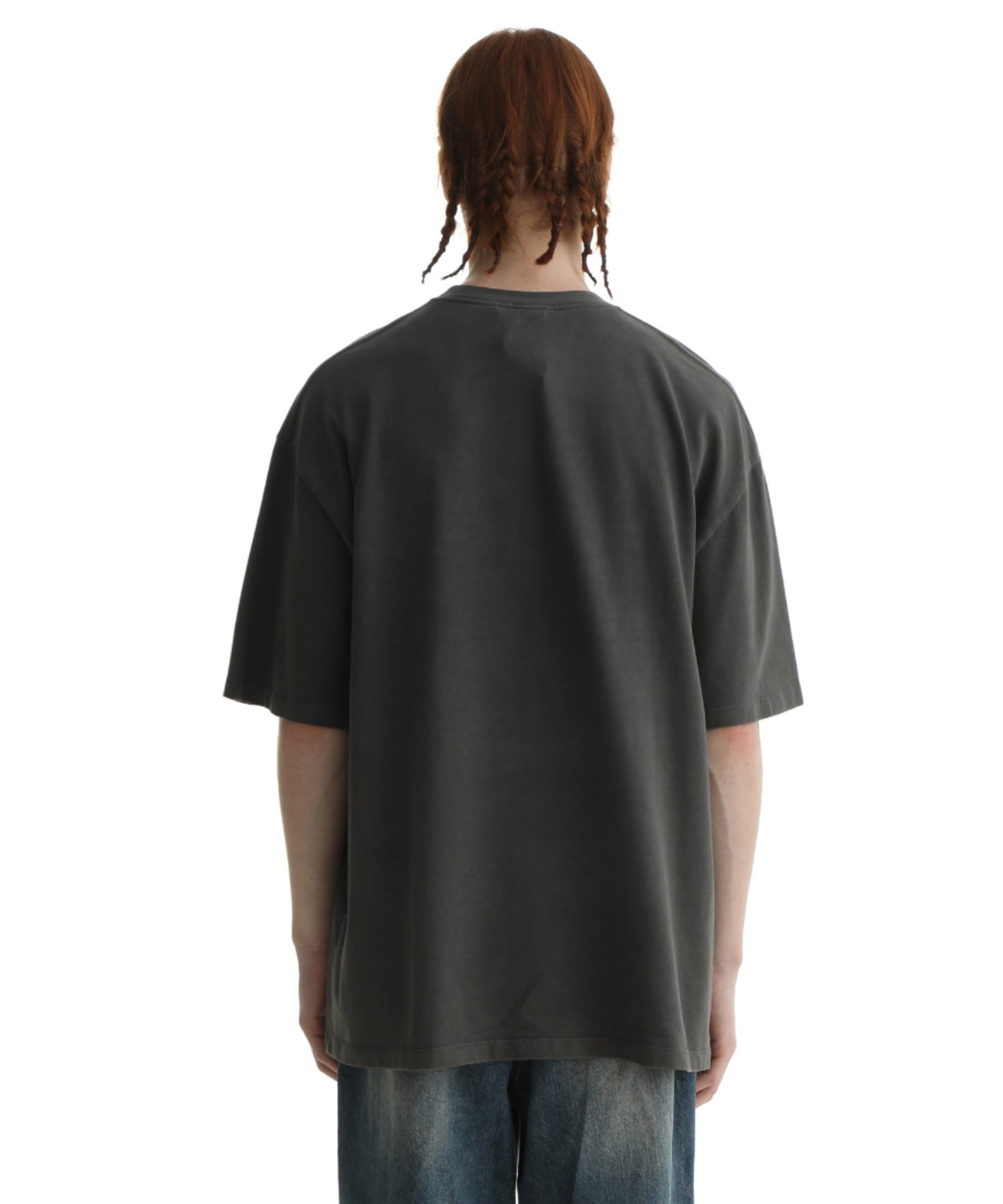 Big silhouette vintage homage print rock T-shirt DT2090