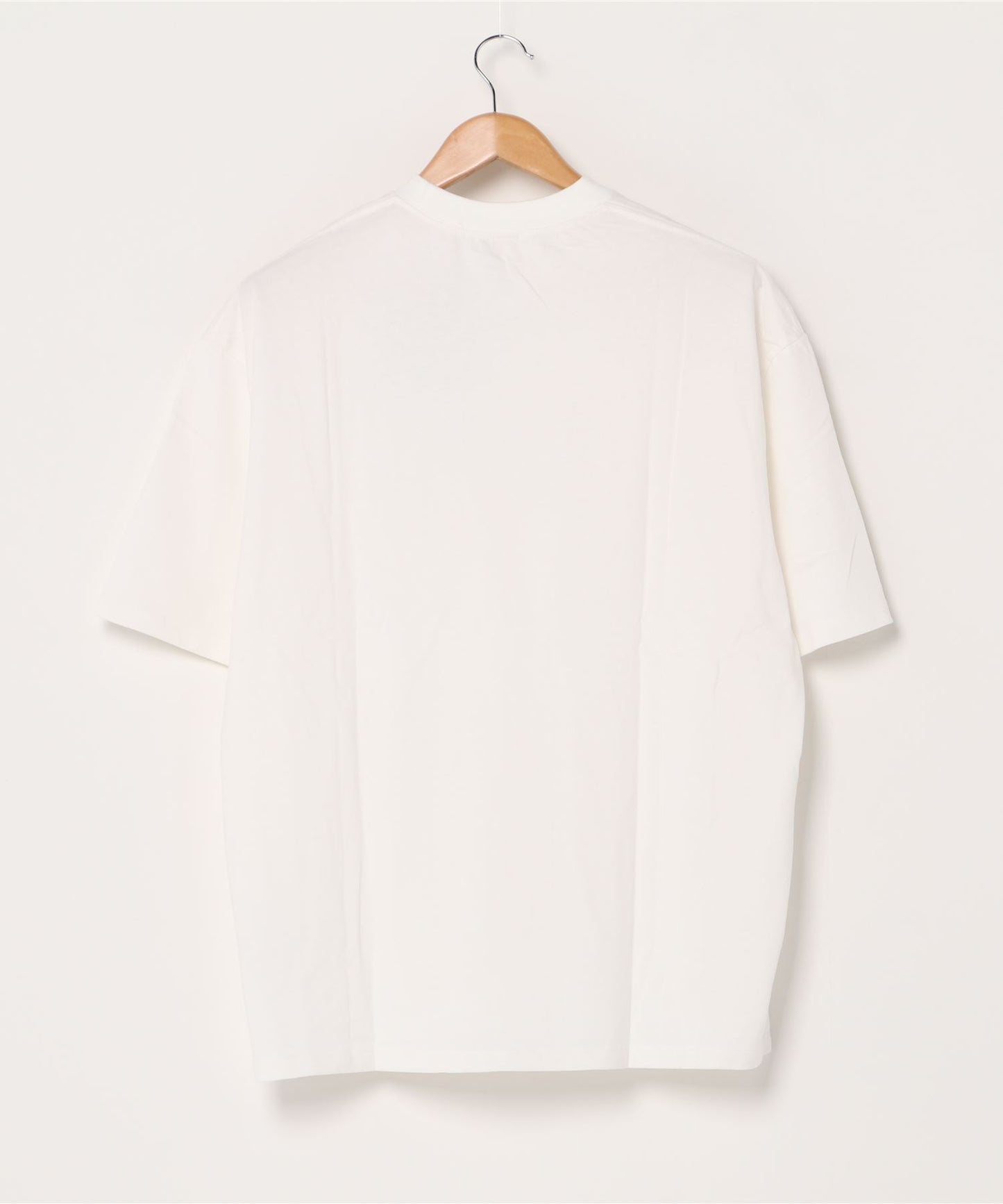 Big silhouette logo plate simple T-shirt DT2129