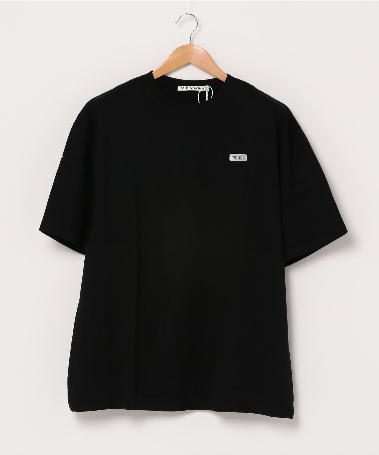 Big silhouette logo plate simple T-shirt DT2129