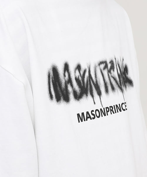 Oversized ink-style brand logo back print T-shirt DT3092