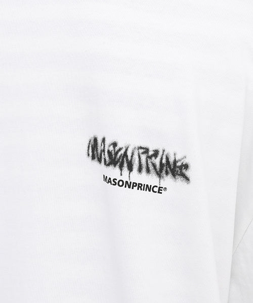 Oversized ink-style brand logo back print T-shirt DT3092