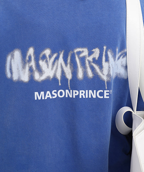 Oversized ink-style brand logo back print T-shirt DT3092