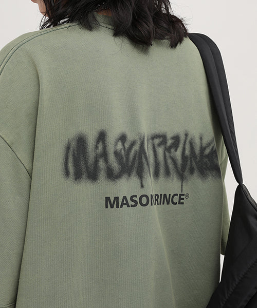 Oversized ink-style brand logo back print T-shirt DT3092