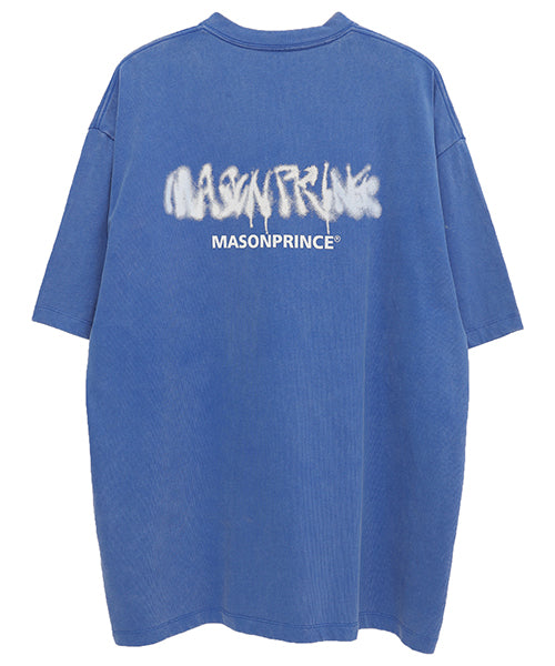 Oversized ink-style brand logo back print T-shirt DT3092