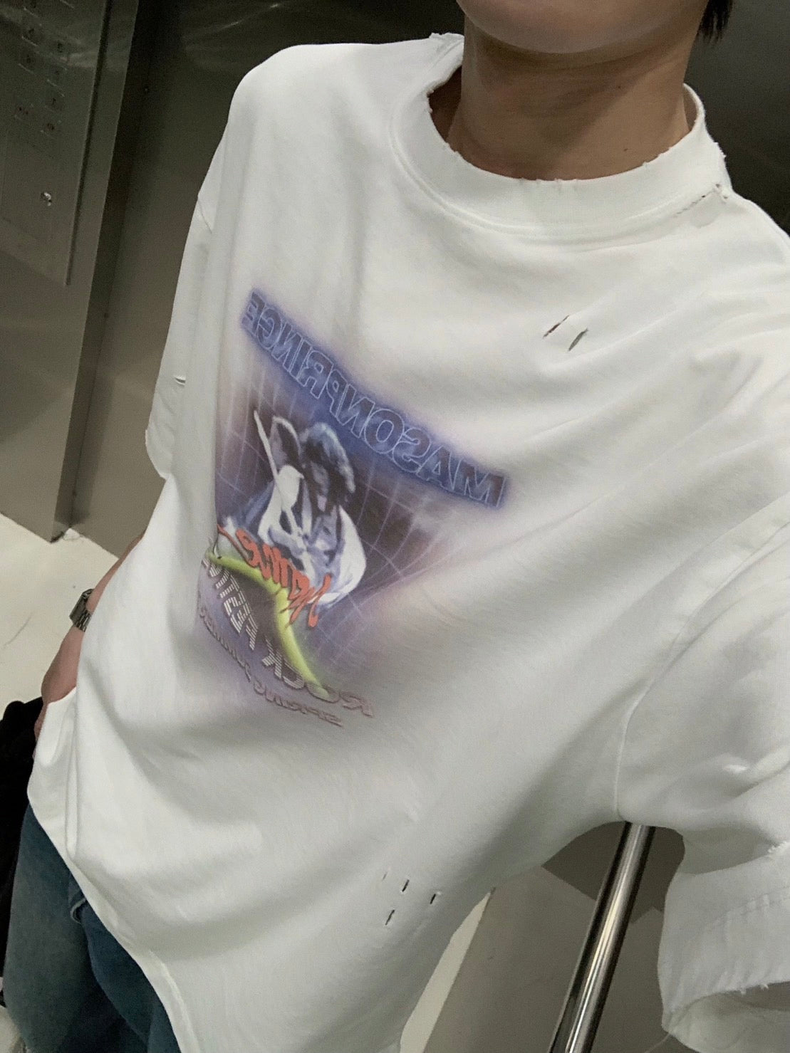 Vintage MP Original Print Band T-shirt DT4046