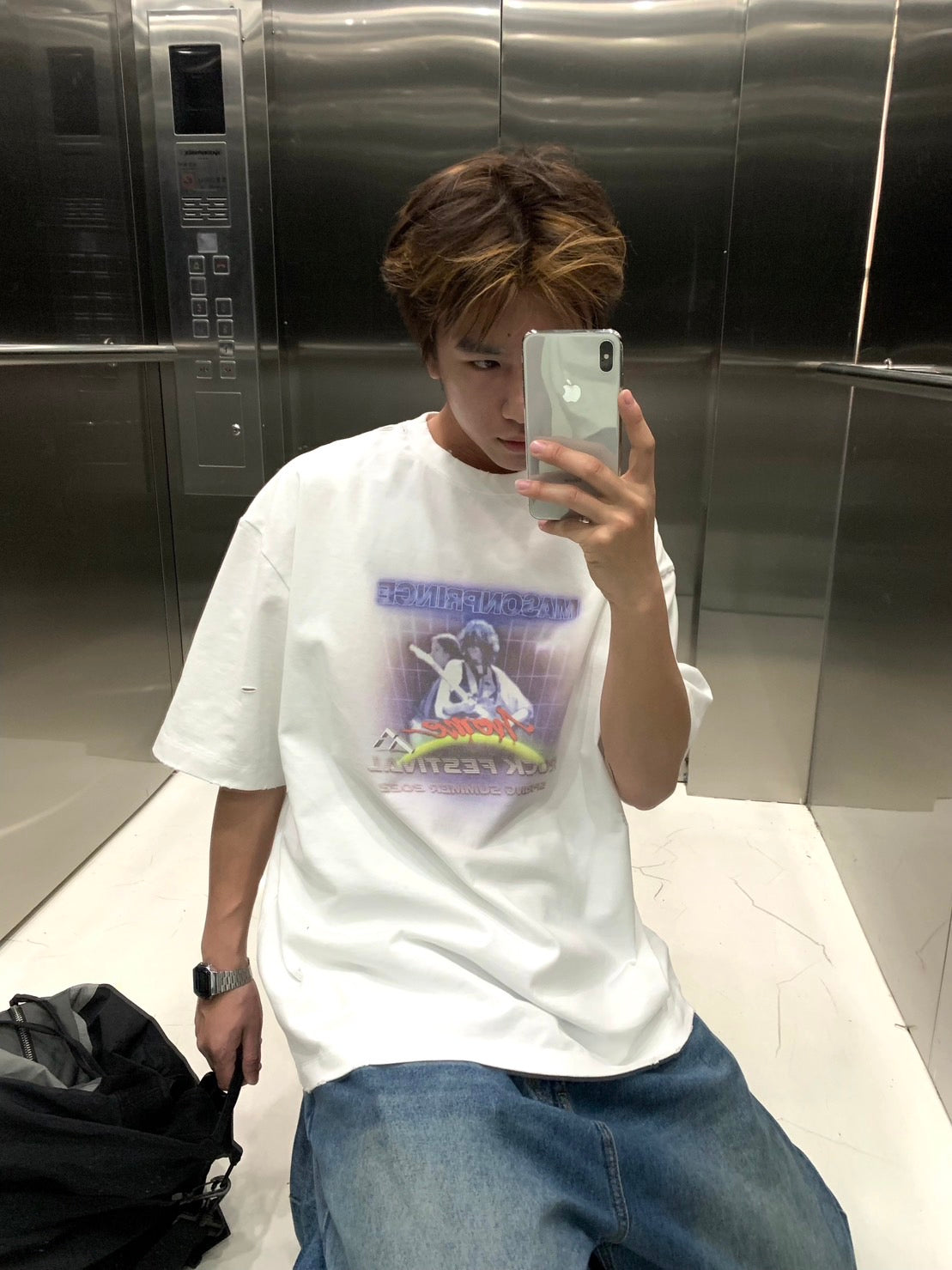 Vintage MP Original Print Band T-shirt DT4046