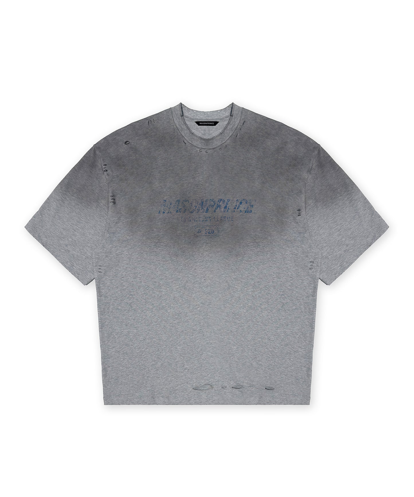 Oversized distressed gradient T-shirt DT4232