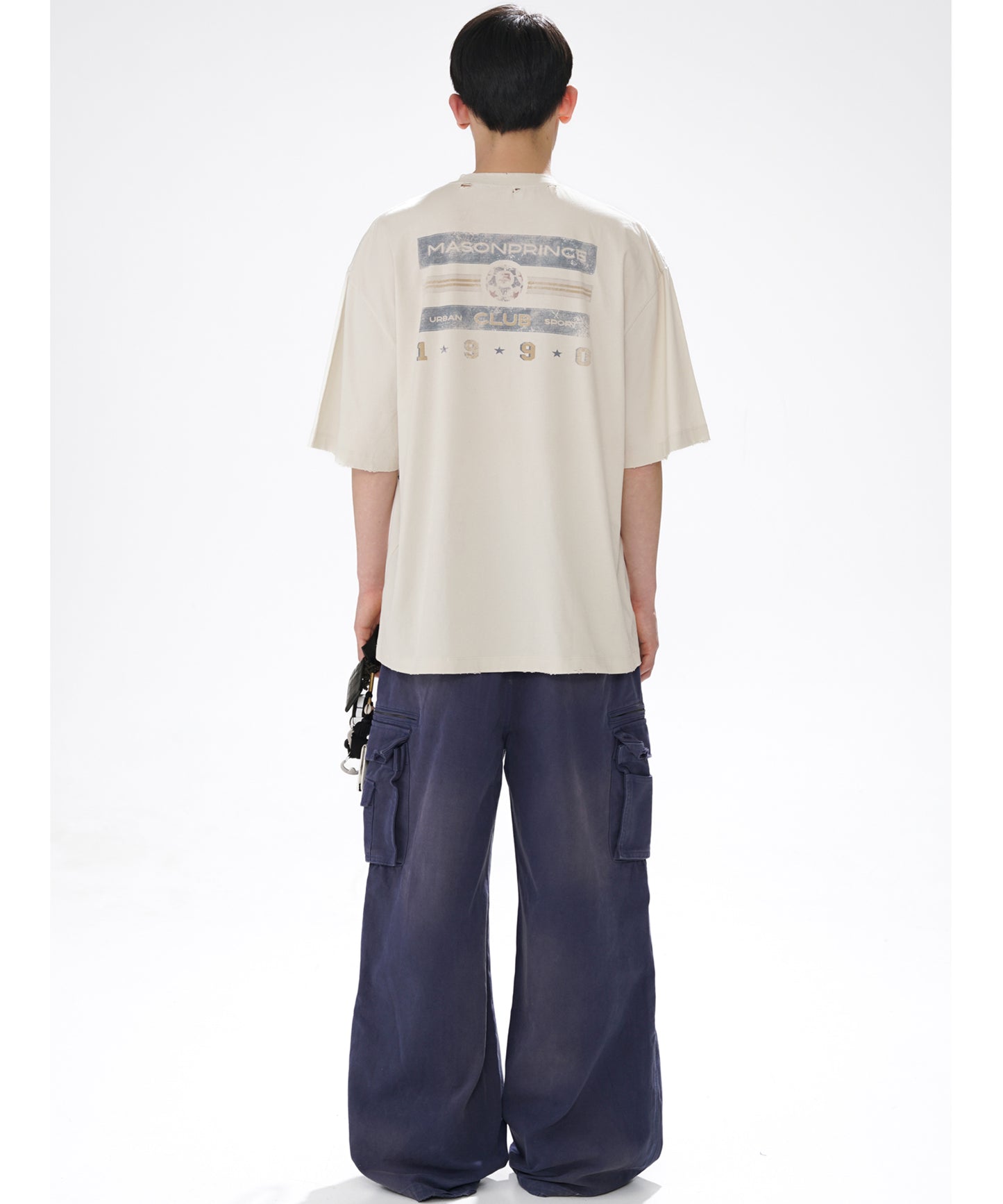 オーバーサイズ 落書きプリント Tシャツ DT4293【2025SS】