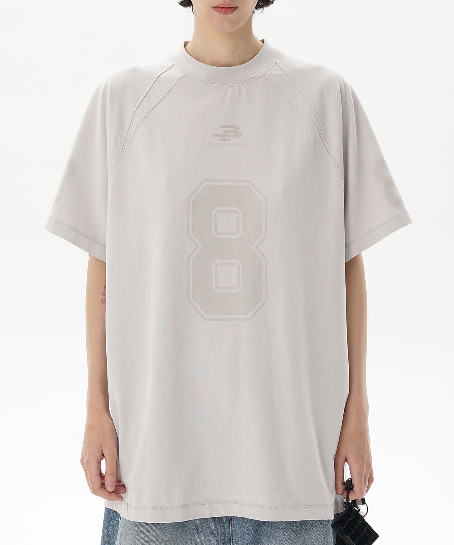 オーバーサイズ ナンバリング ゲームシャツ Tシャツ DT4314【MASONPRINCE】【2025SS】