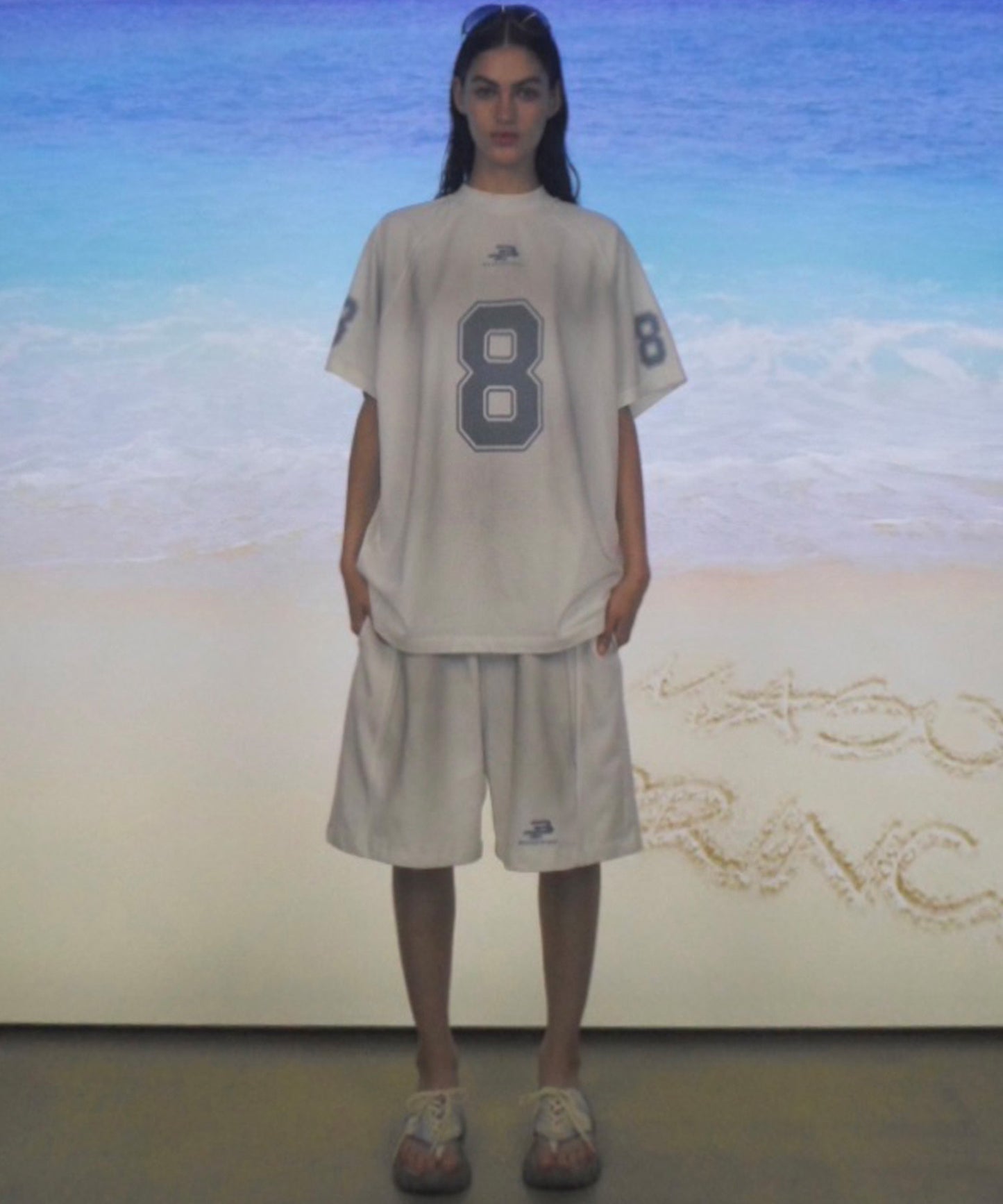 オーバーサイズ ナンバリング ゲームシャツ Tシャツ DT4314【MASONPRINCE】【2025SS】