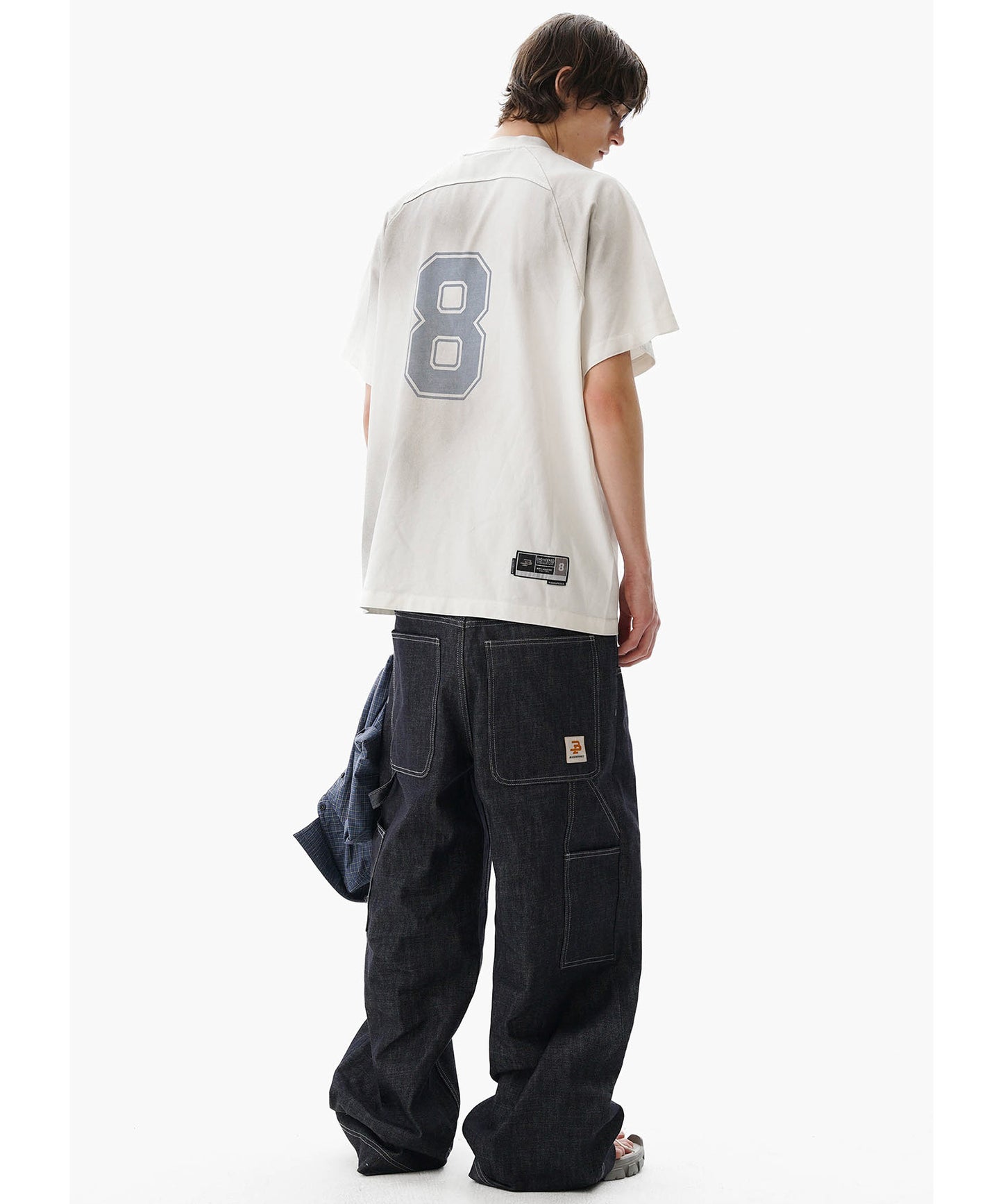 オーバーサイズ ナンバリング ゲームシャツ Tシャツ DT4314【MASONPRINCE】【2025SS】