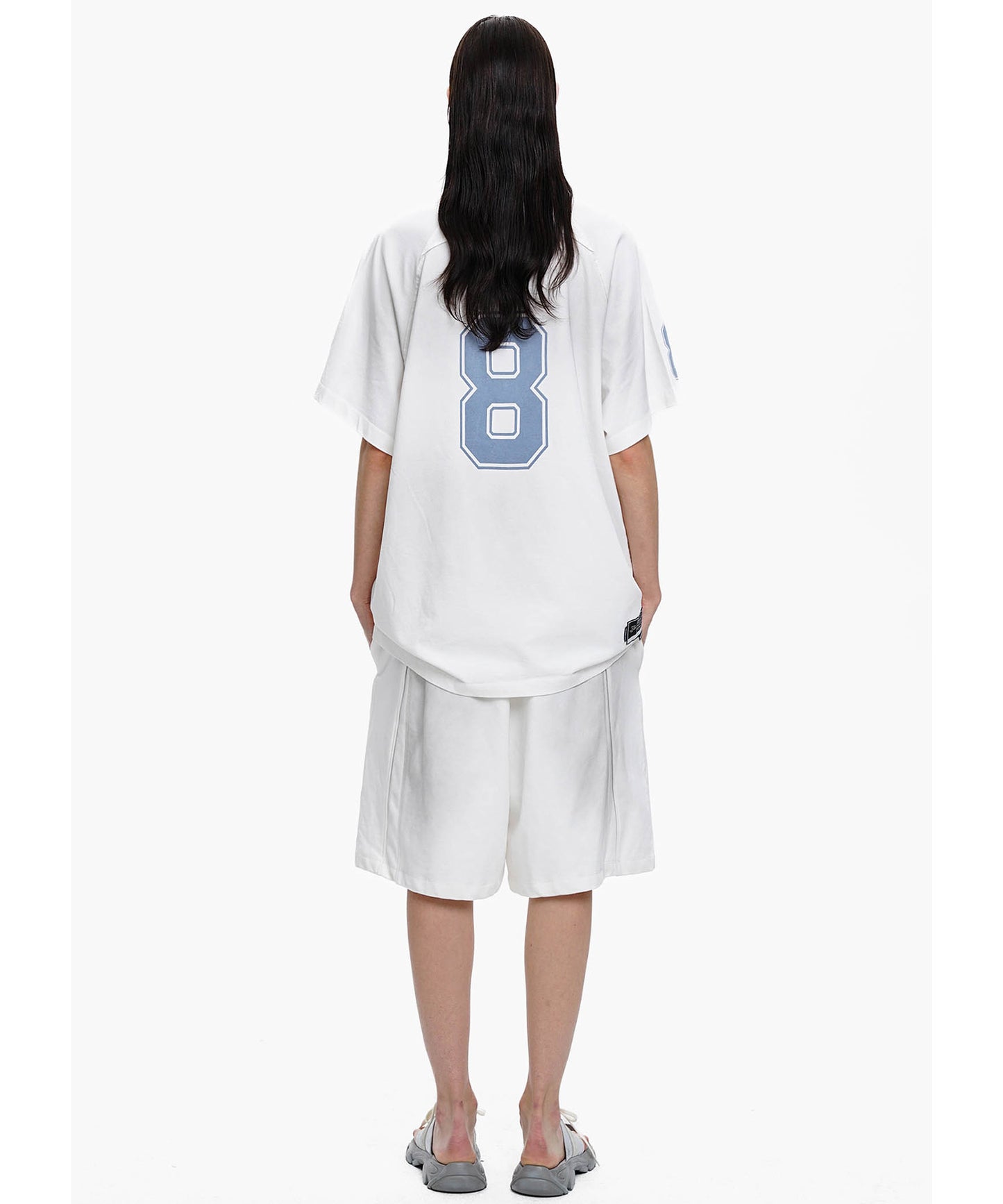 オーバーサイズ ナンバリング ゲームシャツ Tシャツ DT4314【MASONPRINCE】【2025SS】