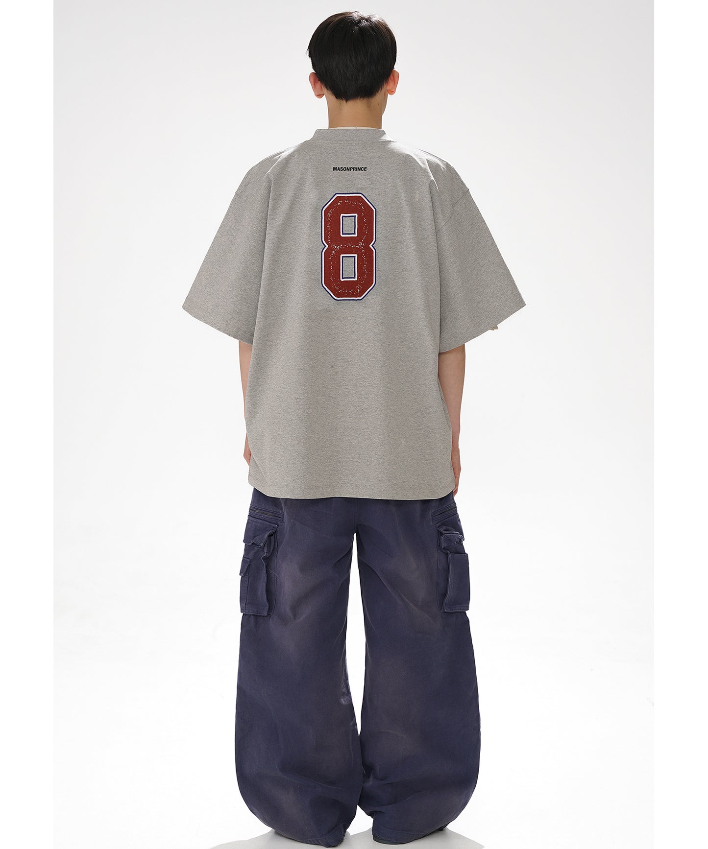 オーバーサイズ ナンバリングデザイン ゲームシャツ Tシャツ DT4318【2025SS】