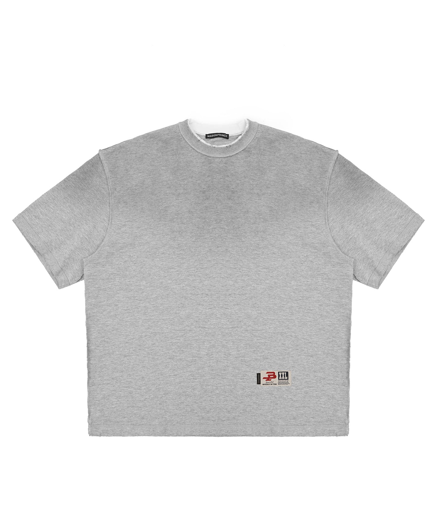 オーバーサイズ スプレー加工 バックプリント Tシャツ DT4320【MASONPRINCE】【2025SS】