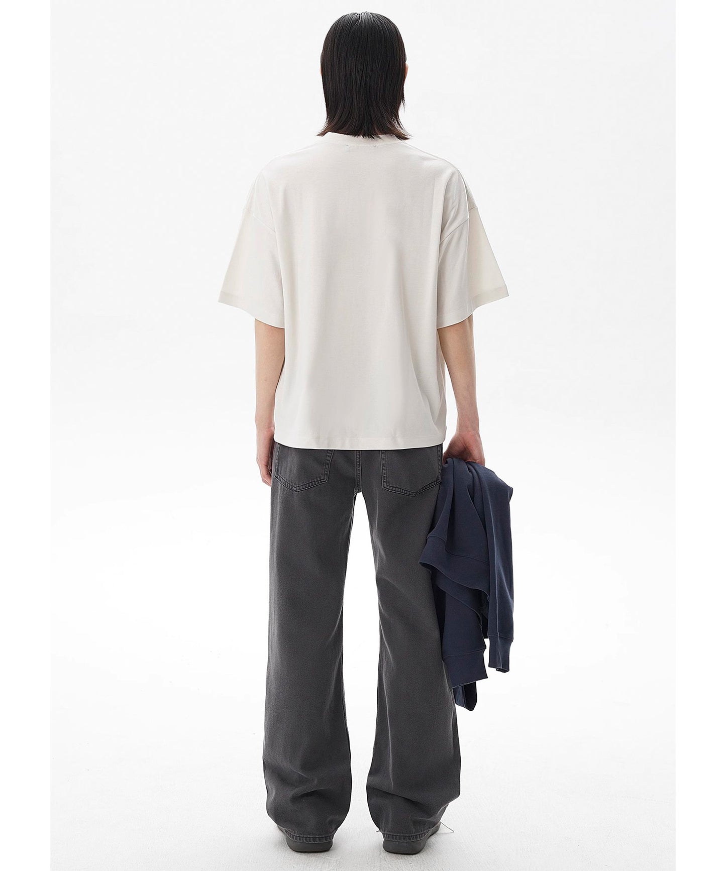 オーバーサイズ シンプル無地 Tシャツ DT4335【MASONPRINCE】【2025SS】