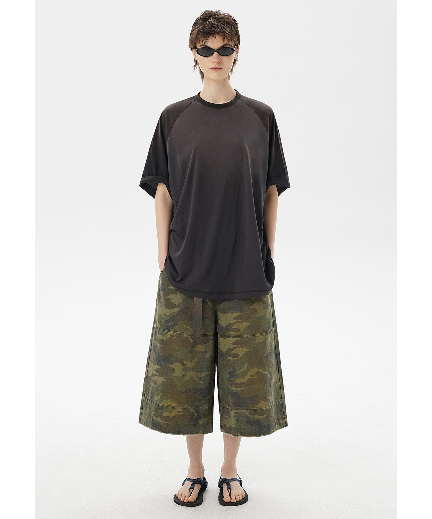 オーバーサイズ 無地 ラグラン Tシャツ DT4340【MASONPRINCE】【2025SS】