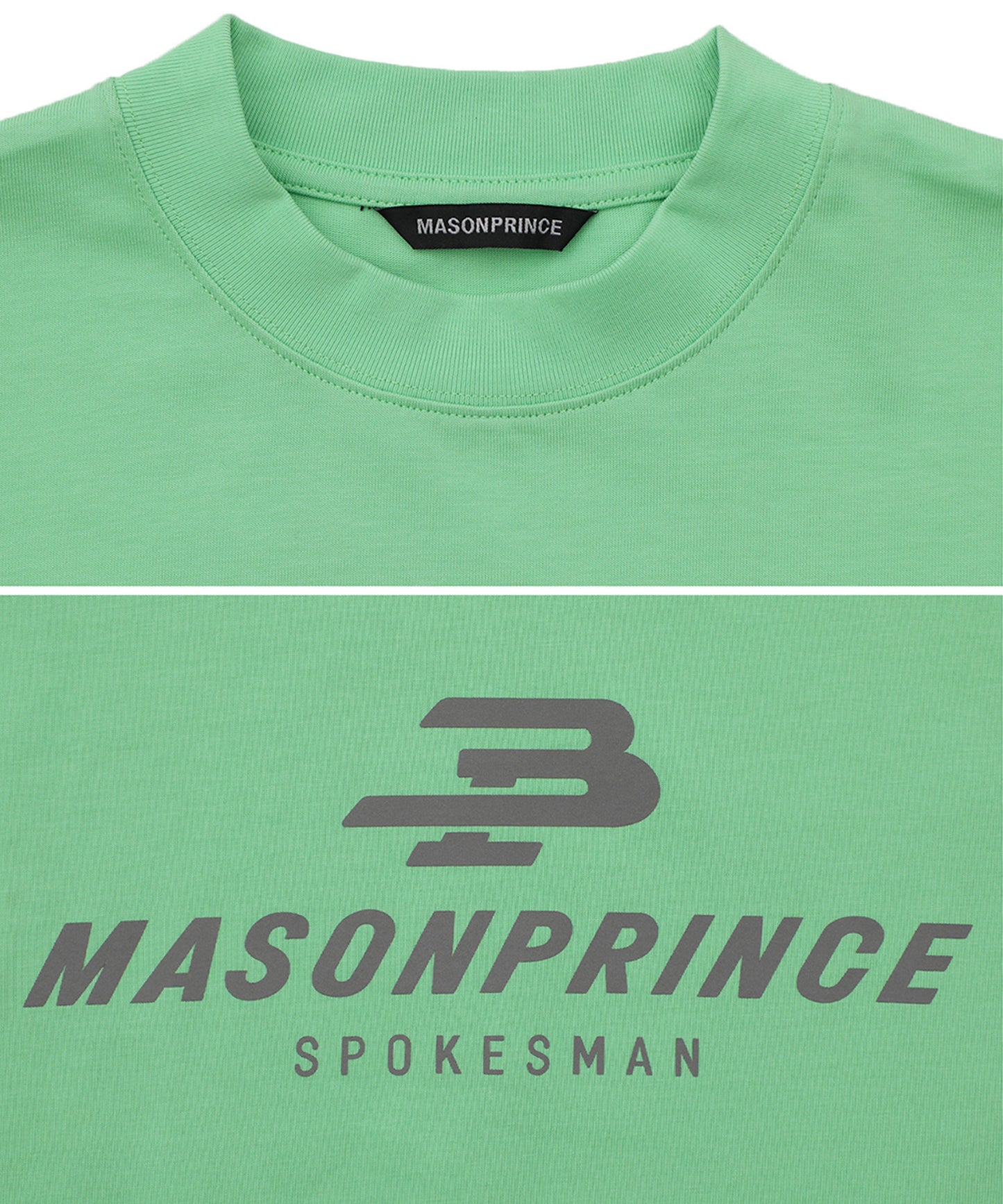 【自社サイト限定】4カラー オーバーサイズ リフレクターロゴプリント Tシャツ DT4358【MASONPRINCE】【2025SS】
