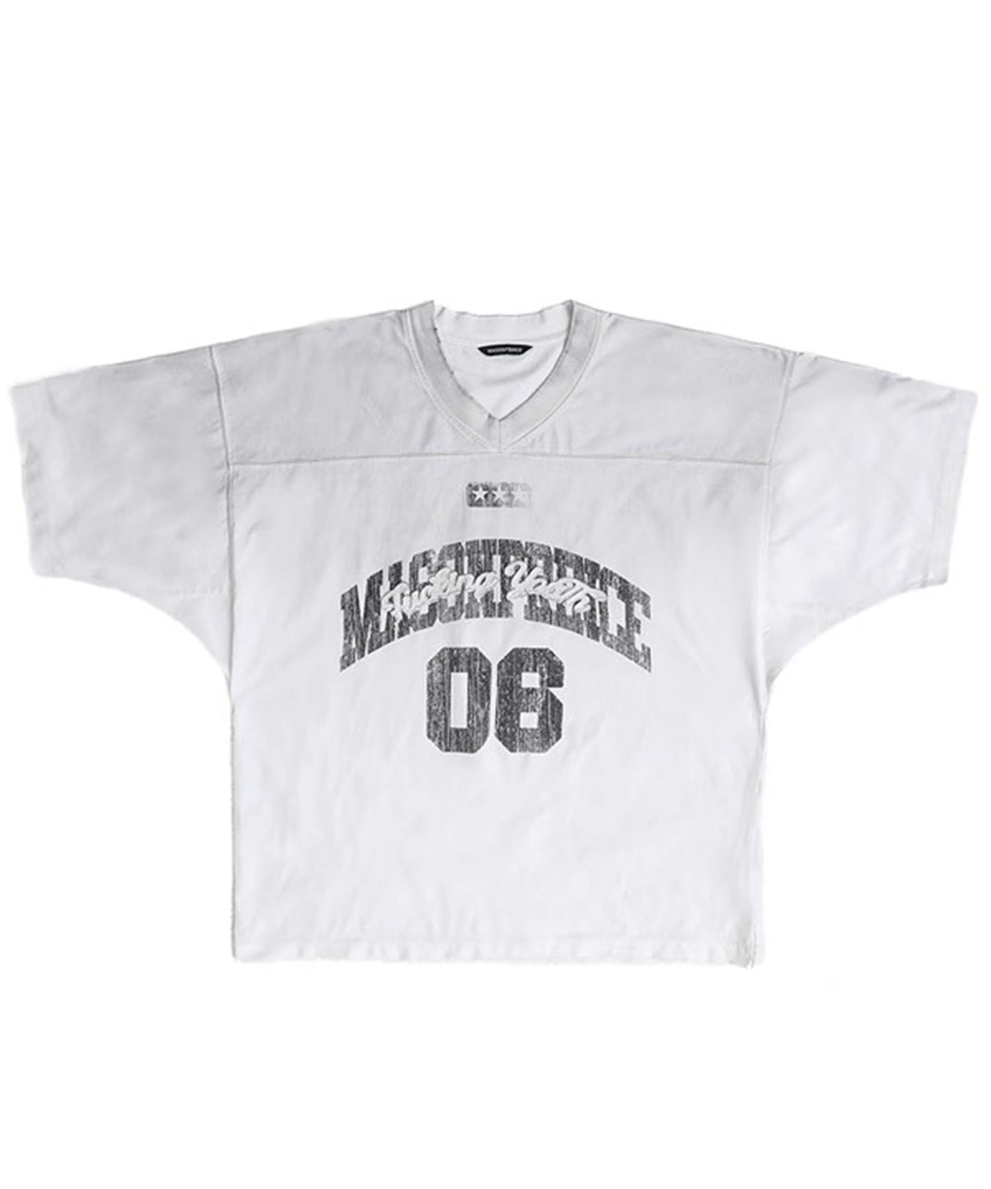 オーバーサイズ ヴィンテージ加工 刺繍&プリント Tシャツ DT4397【MASONPRINCE】【2025SS】