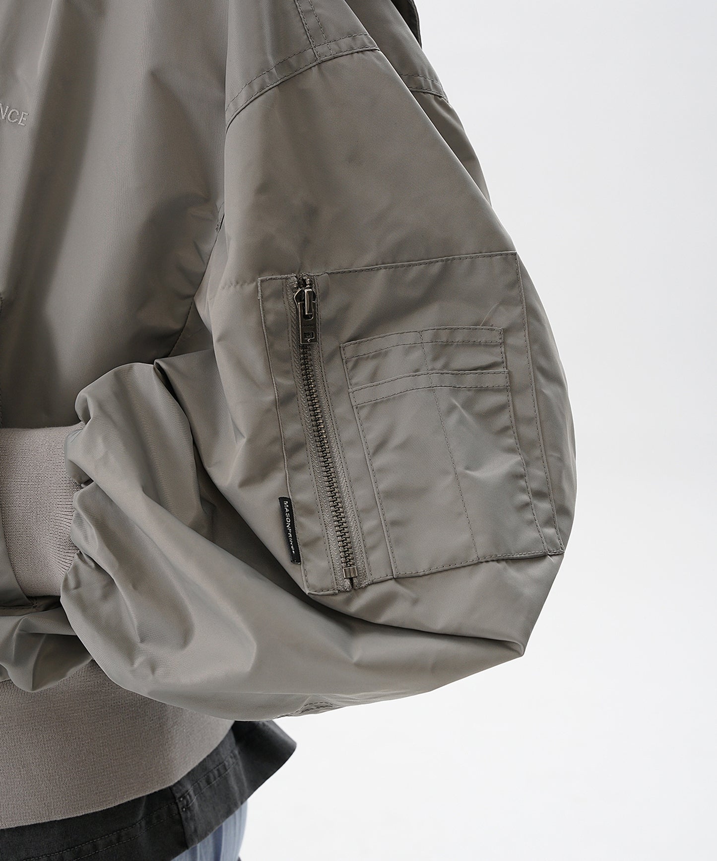 【自社サイト限定】ショート丈 ドロップショルダー MA-1 ブルゾン JK4045【MASONPRINCE】【2025SS】
