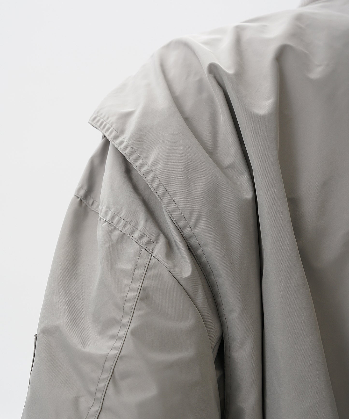 【自社サイト限定】ショート丈 ドロップショルダー MA-1 ブルゾン JK4045【MASONPRINCE】【2025SS】