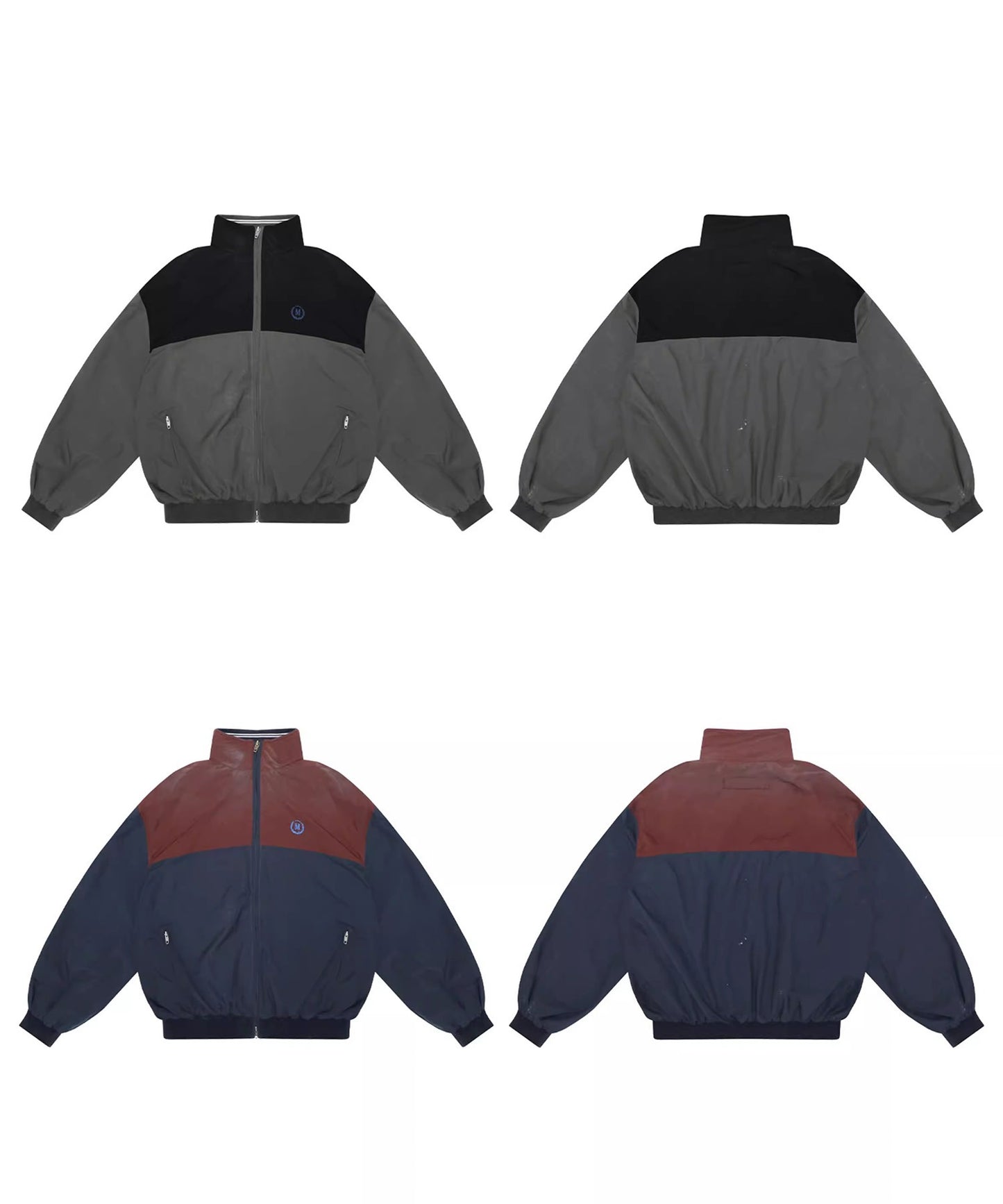 オーバーサイズ スタンドカラー ブルゾン JK4054【MASONPRINCE】【2025AW】