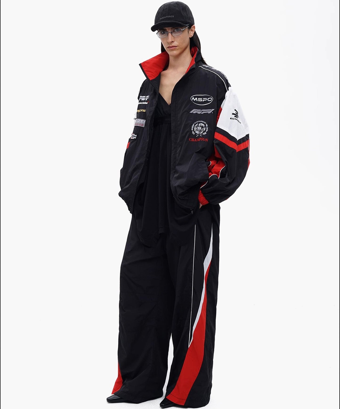 オーバーサイズ レーシング コーチJKT JK4062【MASONPRINCE】【2025AW】
