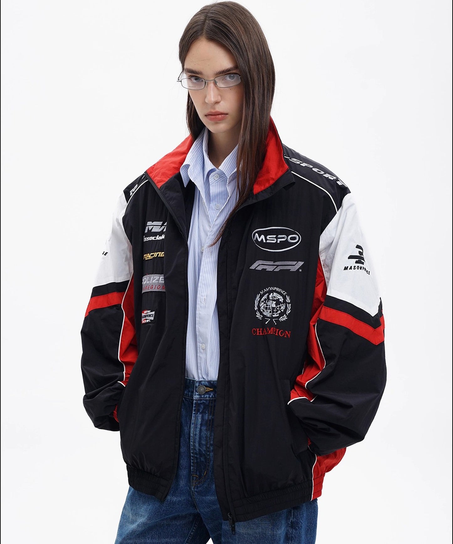 オーバーサイズ レーシング コーチJKT JK4062【MASONPRINCE】【2025AW】