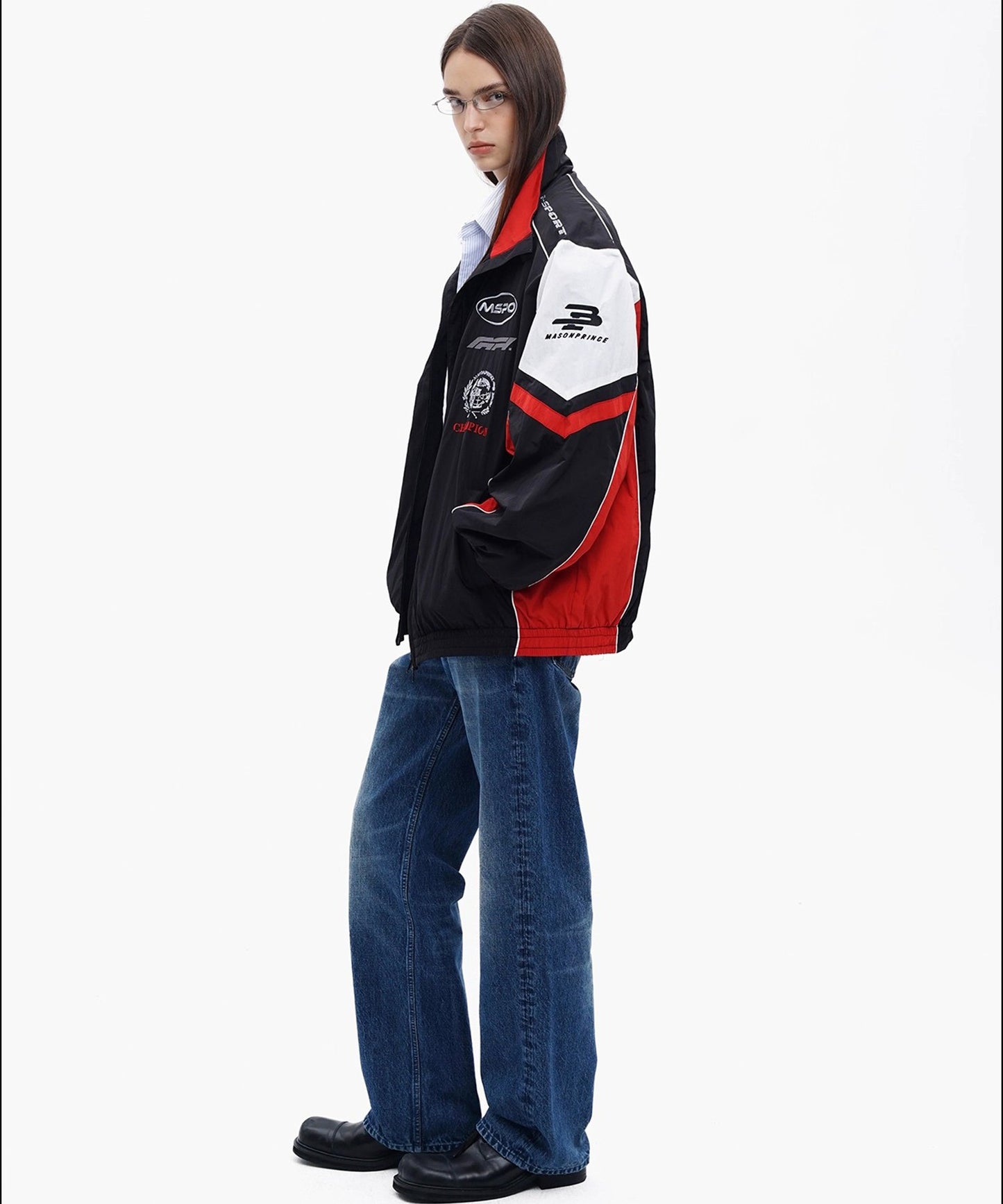 オーバーサイズ レーシング コーチJKT JK4062【MASONPRINCE】【2025AW】
