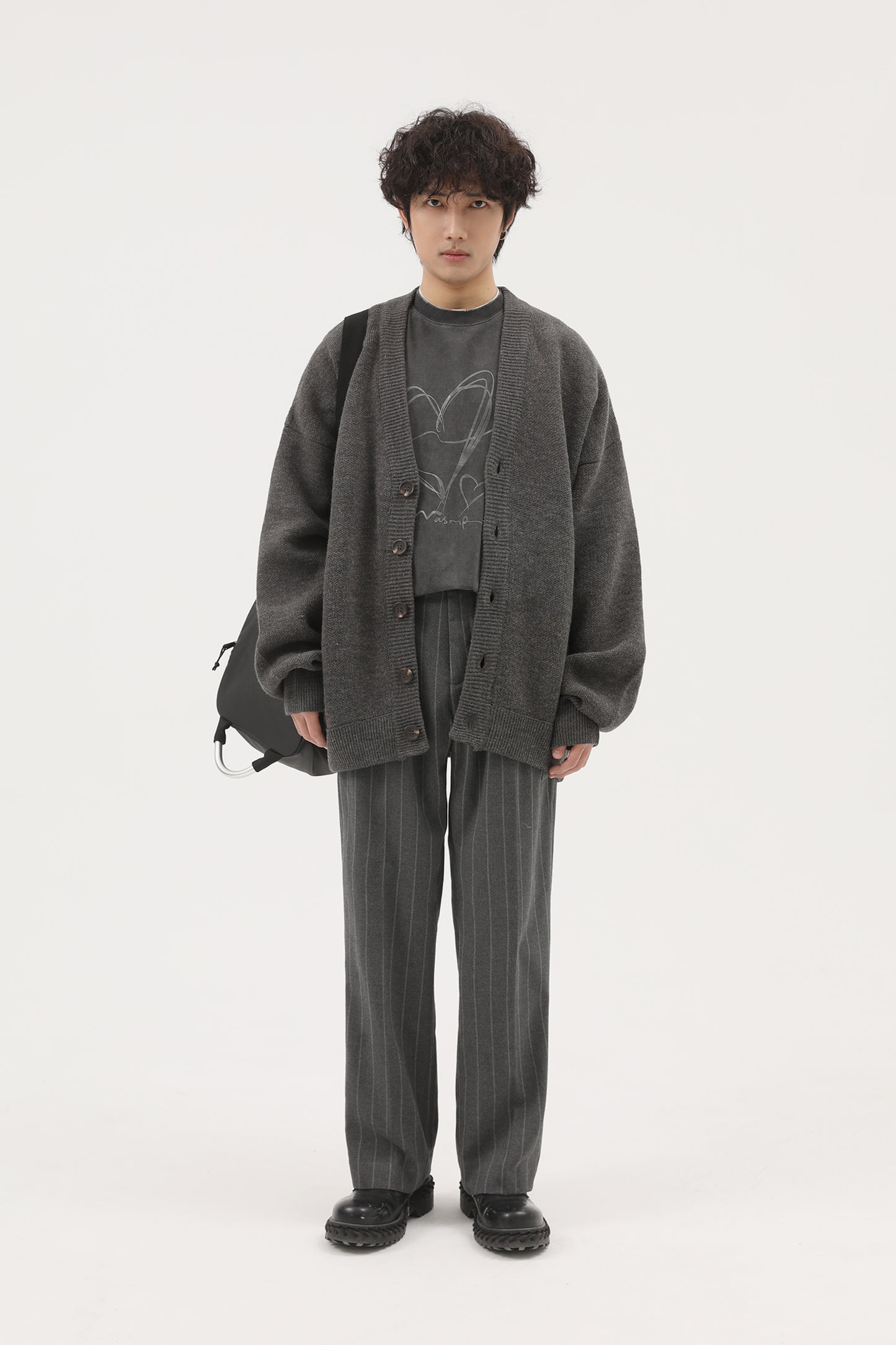 Wool Blend Heavyweight Cardigan KS1719