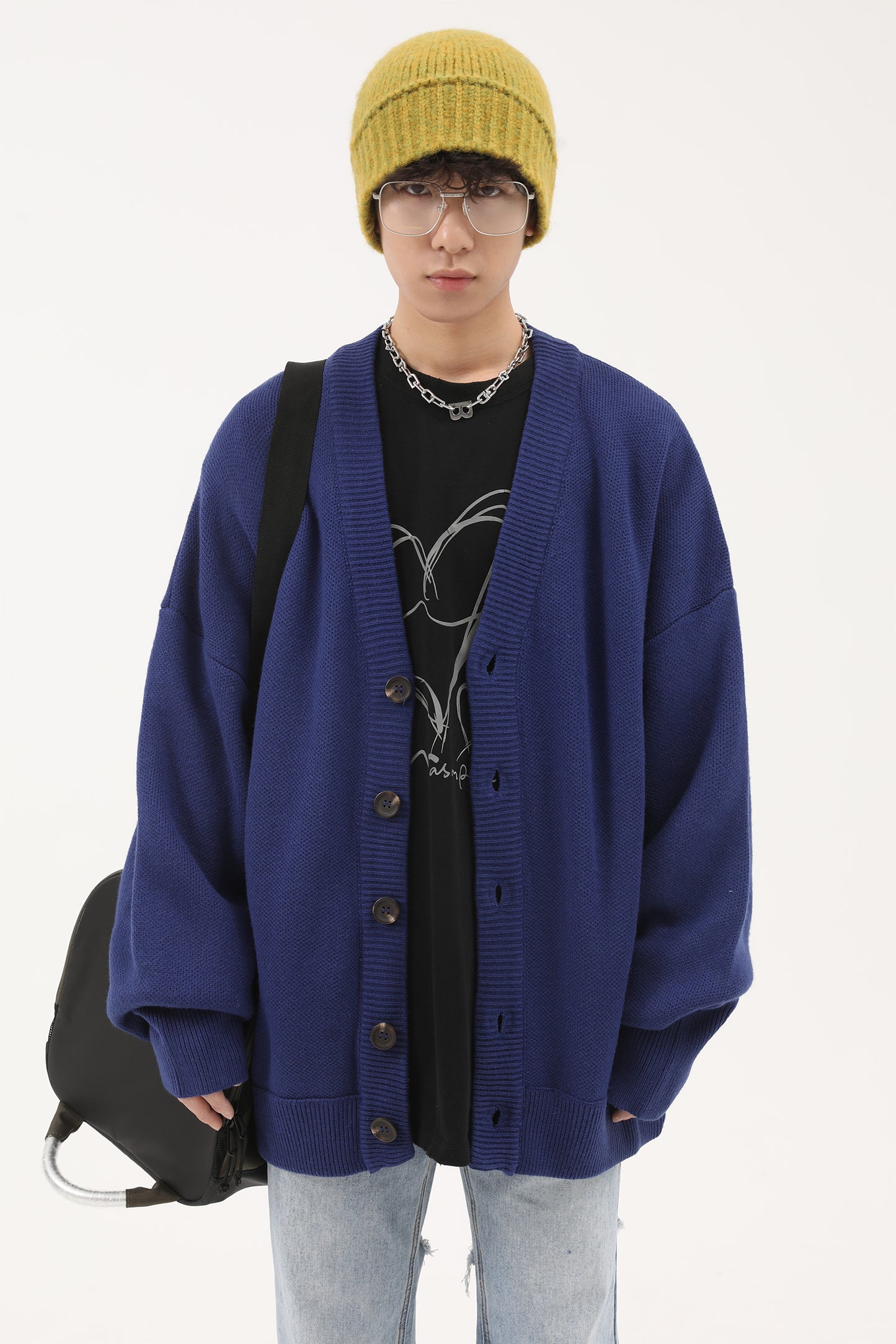 Wool Blend Heavyweight Cardigan KS1719