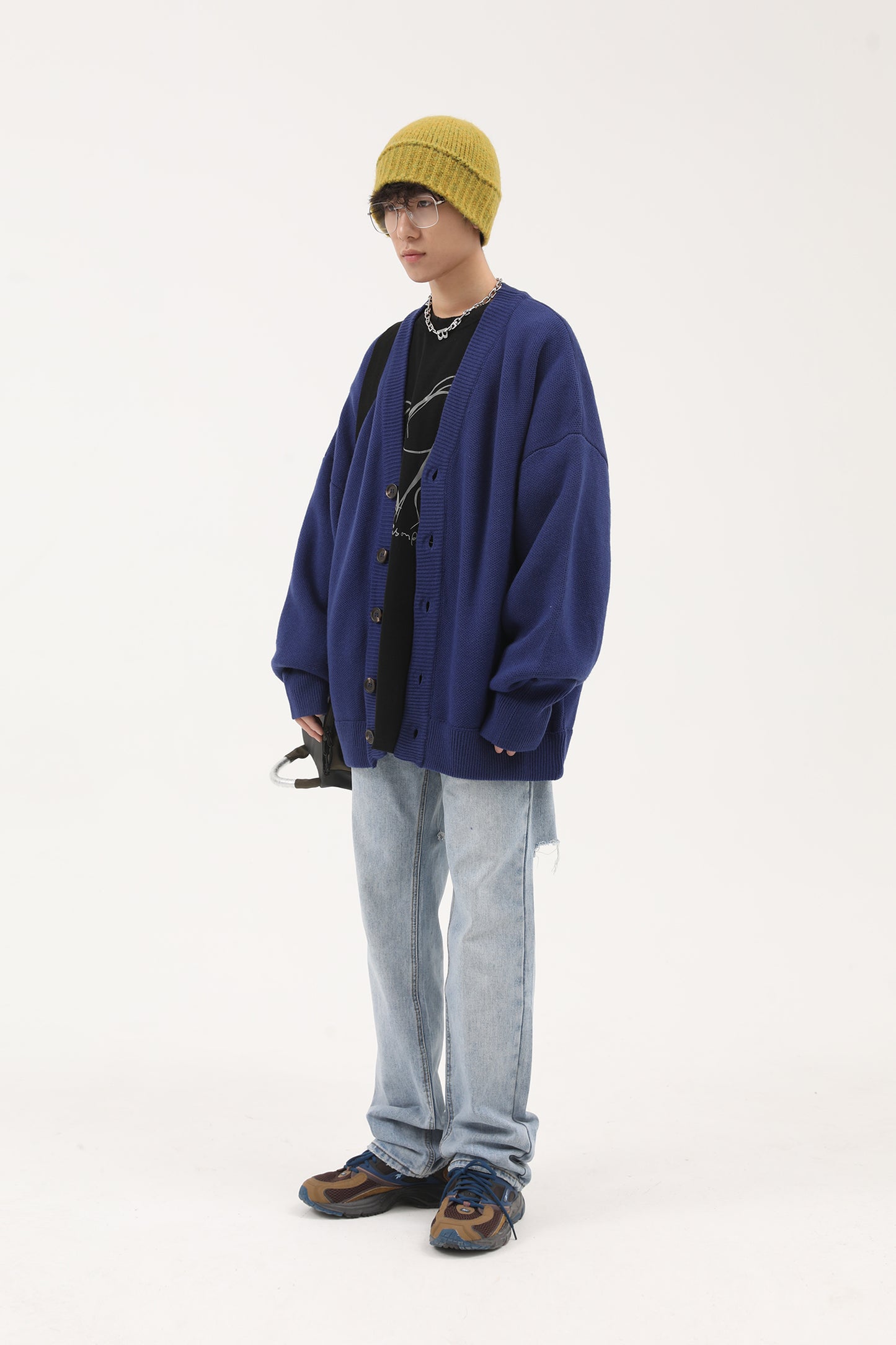 Wool Blend Heavyweight Cardigan KS1719