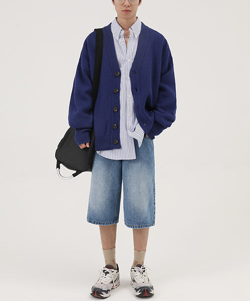 Wool Blend Heavyweight Cardigan KS1719