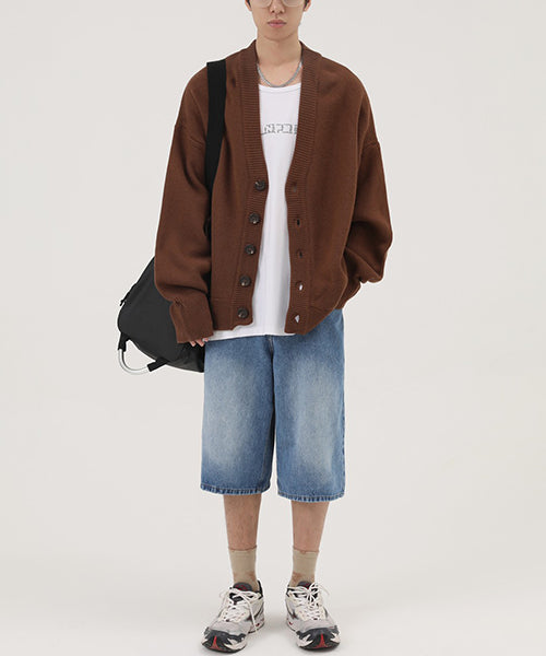 Wool Blend Heavyweight Cardigan KS1719
