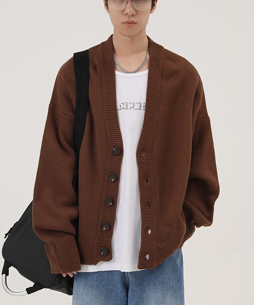 Wool Blend Heavyweight Cardigan KS1719