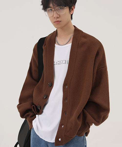 Wool Blend Heavyweight Cardigan KS1719