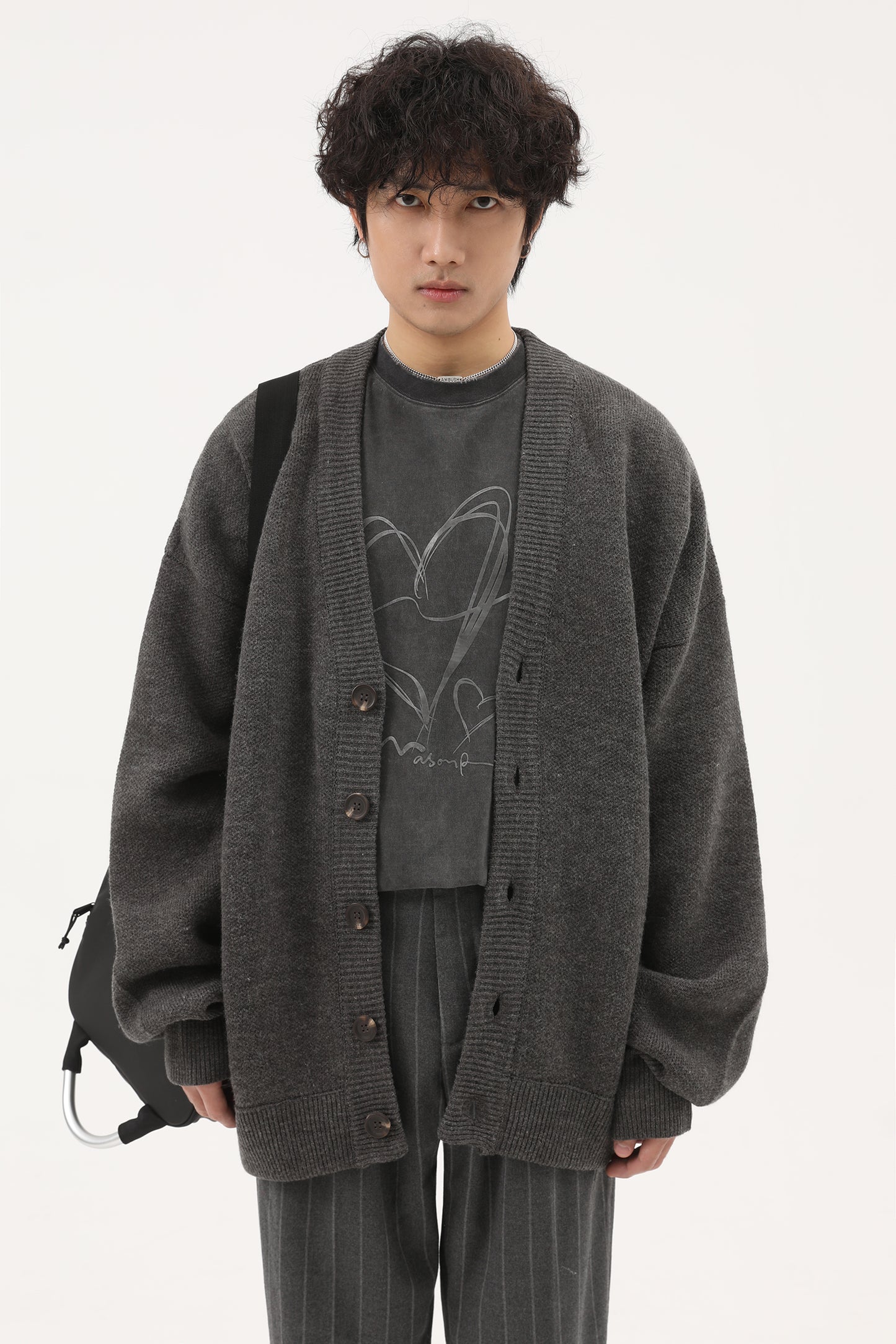 Wool Blend Heavyweight Cardigan KS1719