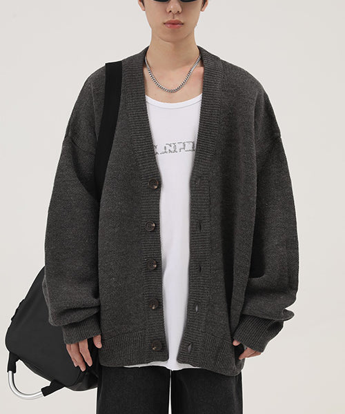 Wool Blend Heavyweight Cardigan KS1719