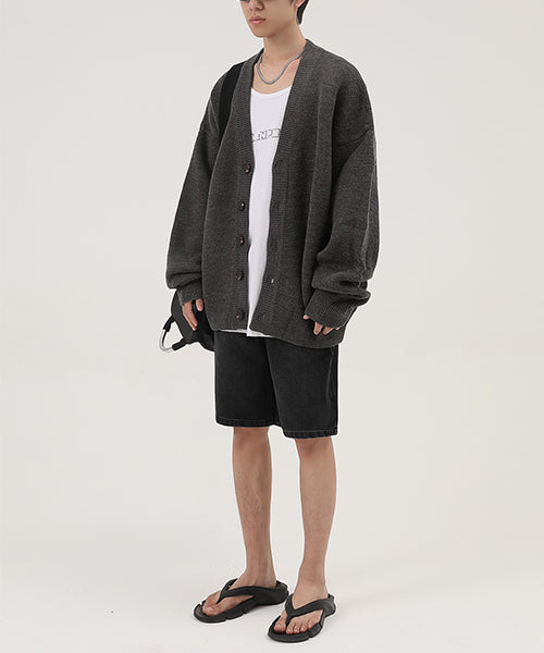 Wool Blend Heavyweight Cardigan KS1719